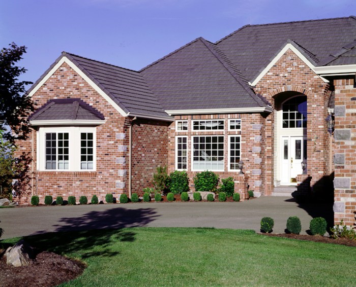 Brick exterior house