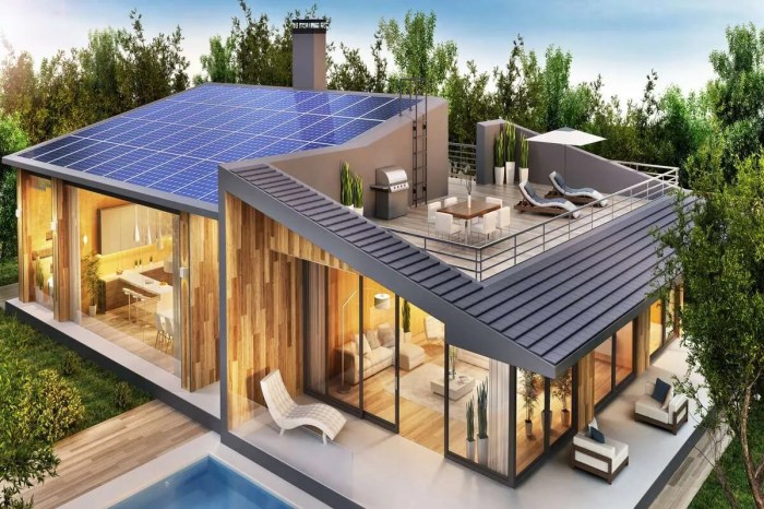 Solar panels for home exterior