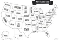 US states map