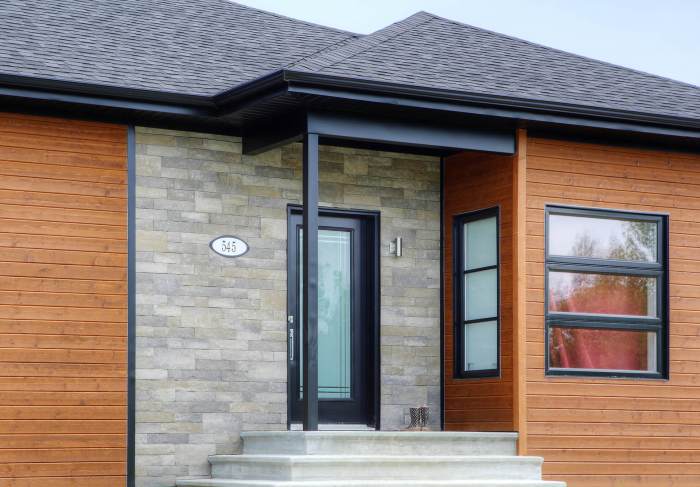 Stone veneer for home exterior