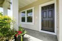 Energy-saving exterior doors