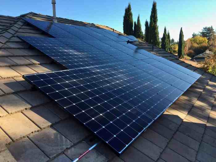 Solar panels for home exterior