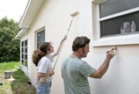 How to repaint house exterior