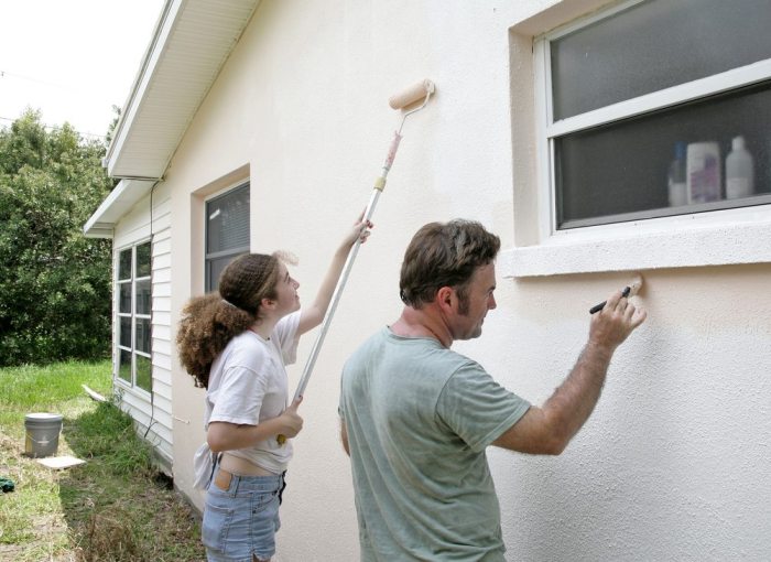 How to repaint house exterior