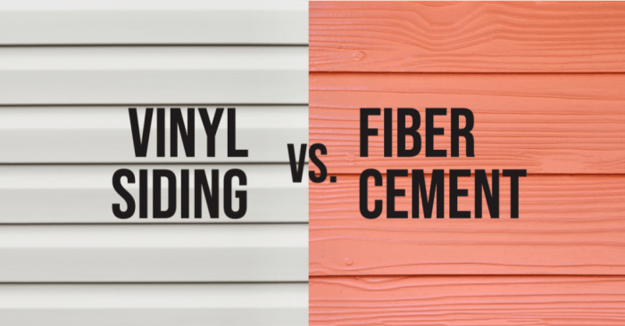 Comparing vinyl siding vs fiber cement siding cost