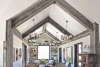 Design ideas for luxury homes using reclaimed wood beams