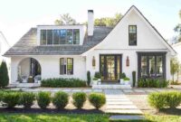 Designing a colonial style home exterior with a modern twist