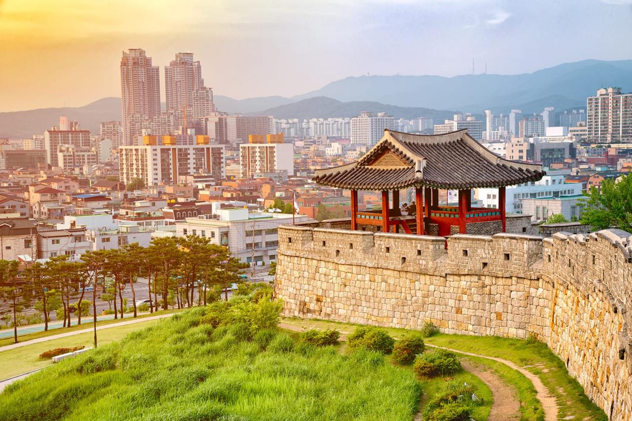 Romantic hotels in south korea with stunning mountain views