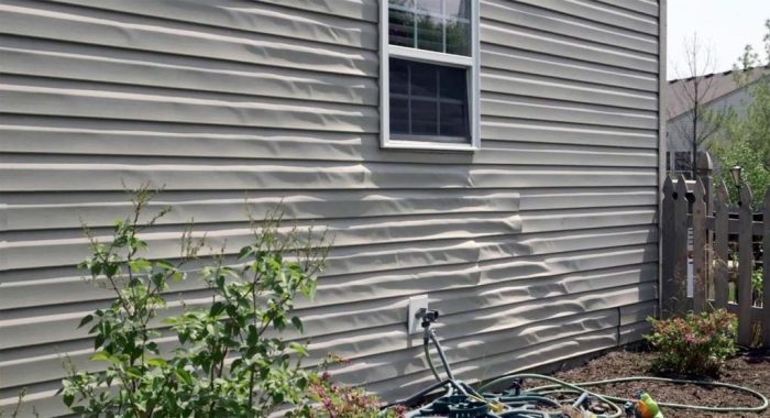 How to prevent warping and buckling of vinyl siding